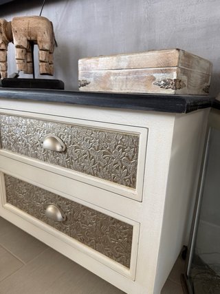 Mesa TV Madera y Metal 160cm