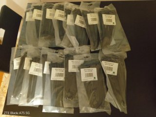 Pack 1600 Bridas Negras 4.8 X 200 MM