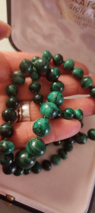 Girocollo Malachite Verde Gioielli