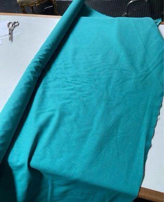 Tessuto Cotone Lino Ottanio