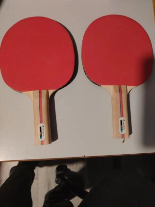 2 Palas de Ping Pong Rojas