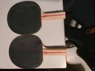 2 Palas de Ping Pong Rojas