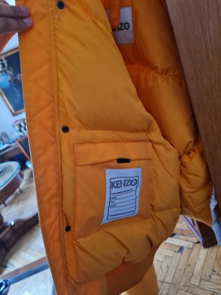 Abrigo Kenzo Naranja Talla M Nuevo Sin Etiqueta