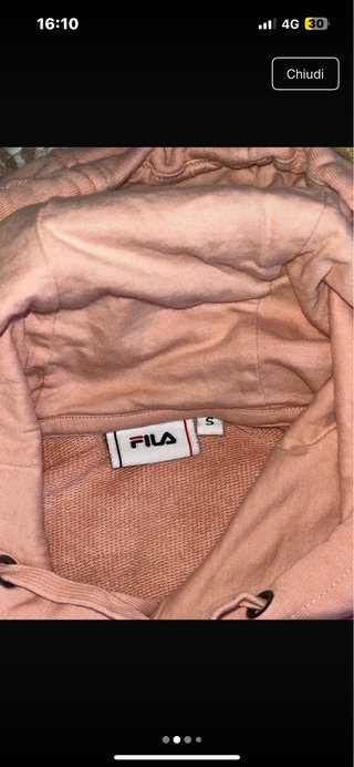 Felpa Fila con cappuccio - Taglia S