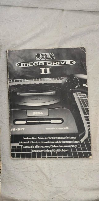 Manual Sega Mega Drive II