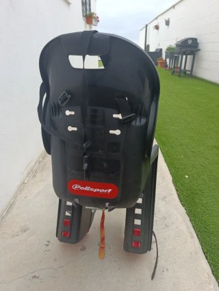 Portabebés bici negro y rojo