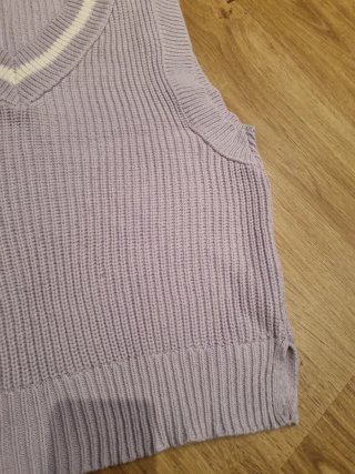 Chaleco Stradivarius Morado Talla S