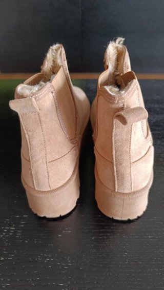 Botas plataforma Exe camel