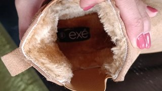 Botas plataforma Exe camel