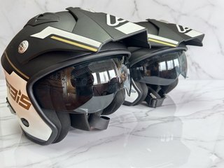 Pack 2 Cascos Acerbis Jet Aria Talla L COMO NUEVOS