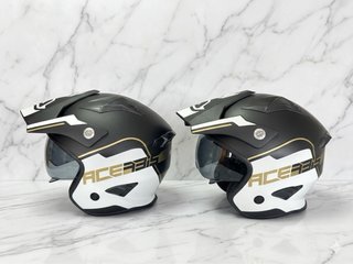 Pack 2 Cascos Acerbis Jet Aria Talla L COMO NUEVOS