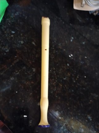 Flauta dulce de plástico