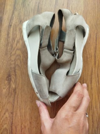Sandalias Camper Piel Beige