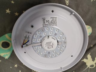 Lámpara techo LED efecto estrellitas