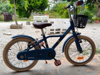 Bicicleta infantil azul