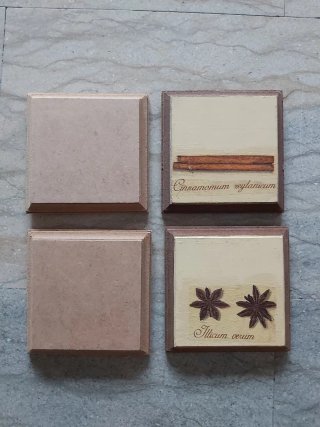 Quadretti fai da te decorativi spezie