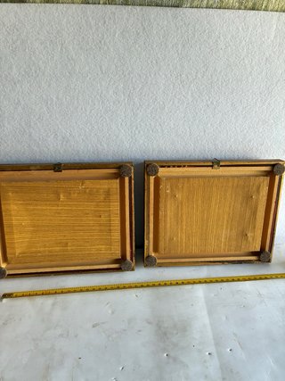 Coppia quadri olio su tavola cm 25x20