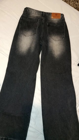 Pantalón vaquero baggy negro nuevo