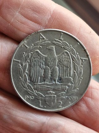 4 Monete 2 Lire Vittorio Emanuele III