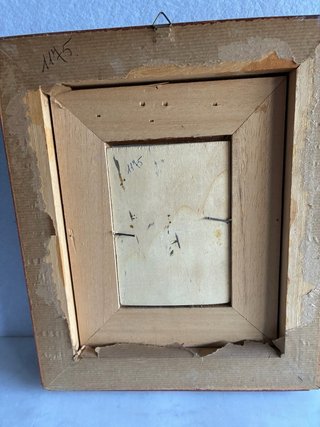 Quadro olio su tavola paesaggio cm 25x30