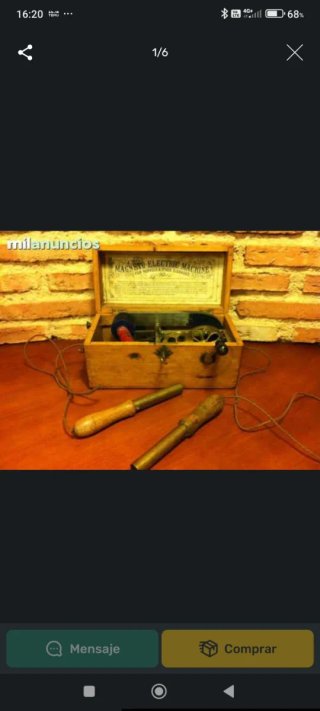 Antiguo aparato magneto-eléctrico