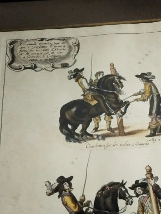 Litografia La Doma dei Cavalli