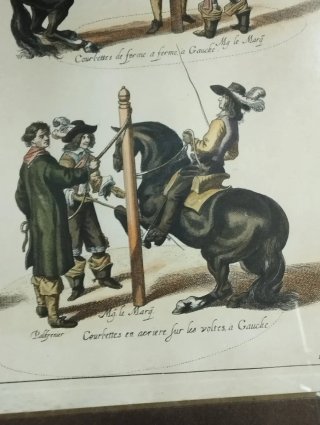 Litografia La Doma dei Cavalli