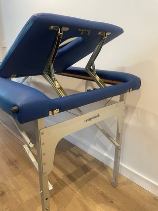 Camilla plegable ecopostural y accesorios