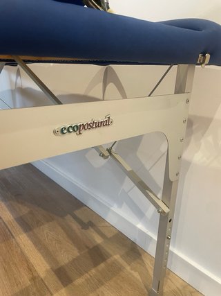 Camilla plegable ecopostural y accesorios