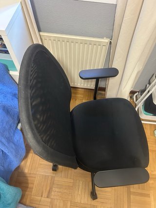Silla de oficina Ikea negra