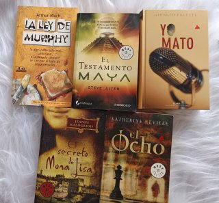 Lote 5 libros thriller
