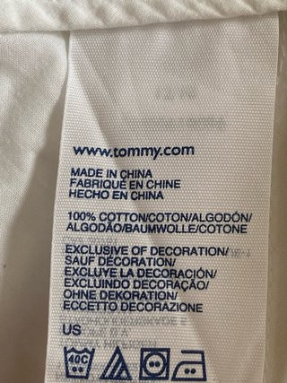 Bermudas Tommy Hilfiger Tiro Medio Regular Fit
