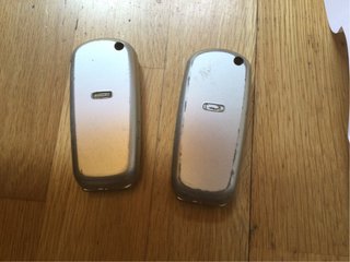 2 x Philips Fisio 625 Móviles Plata