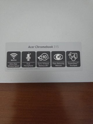 Acer Chromebook Argento e Nero