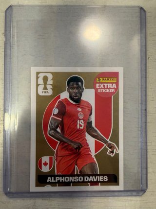 Extra Sticker Gold Alphonso Davies