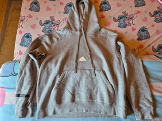 Felpa Adidas Invernale Grigia Bambino