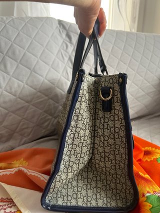 Borsa Roccobarocco Blu/Grigio Logo