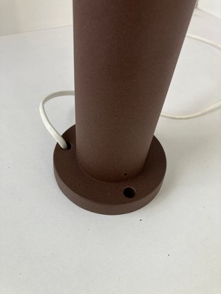 Lampada terra palo alluminio marrone H.60 IP65