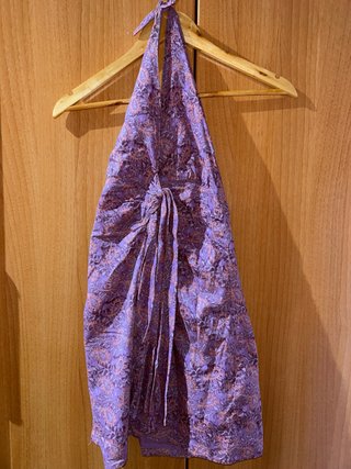 Vestido Pull&Bear Morado/Rosa Talla S