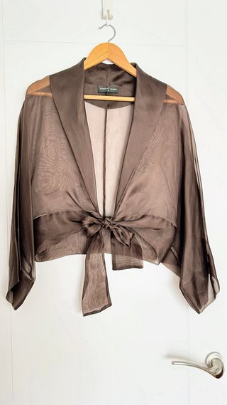 Vestido seda y bolero