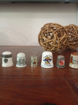 Set di ditali decorativi vari