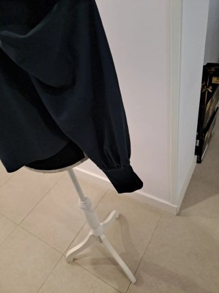 Blusa Zara manga larga lazo