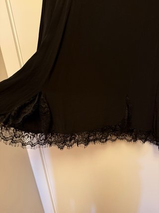 Vestido Zara negro con encaje