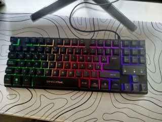Tastiere da gioco Trust RGB Nero