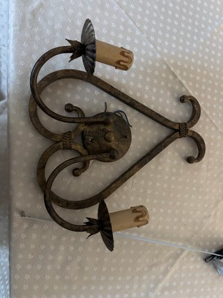 Applique vintage in ferro battuto