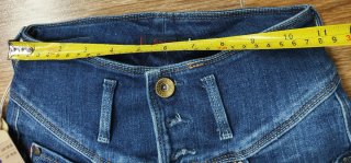 Pantalón Vaquero Salsa Talla L 32/W 25 Azul