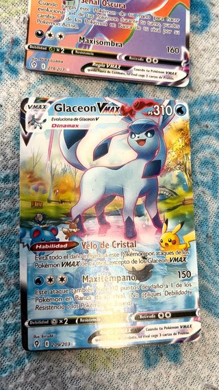Lote 4 Cartas Pokémon VMAX y EX acepto ofertas