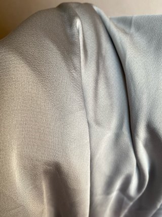 Vestido de fiesta plateado