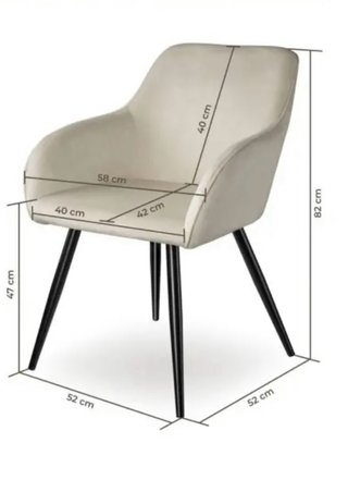 Conjunto 6 Sillas Comedor Tapizadas