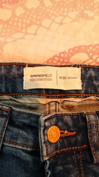 Vaqueros Skinny Springfield W30